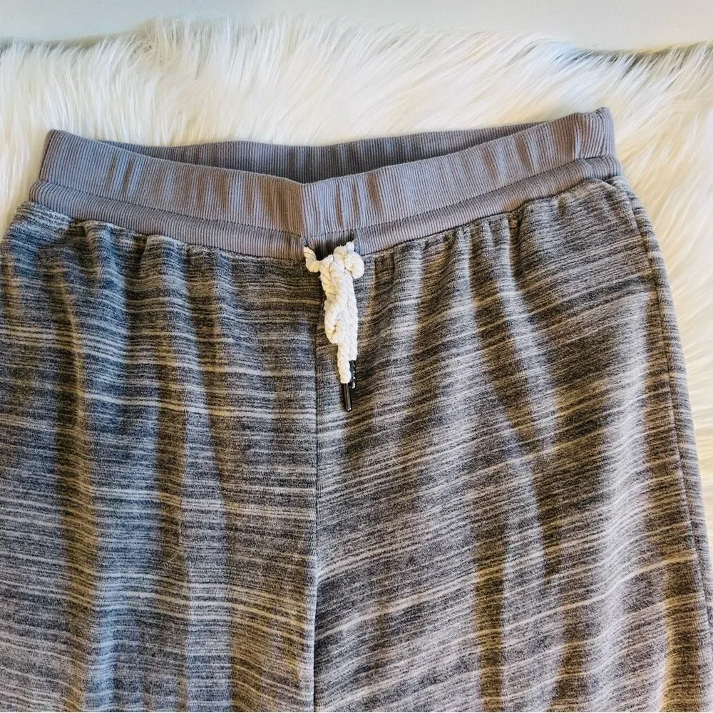 Madewell Velour Space Dyed Gray Slim Jogger 2 Piece Lounge/Travel Set!